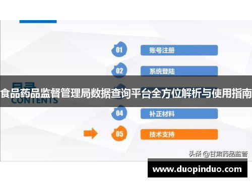 食品药品监督管理局数据查询平台全方位解析与使用指南